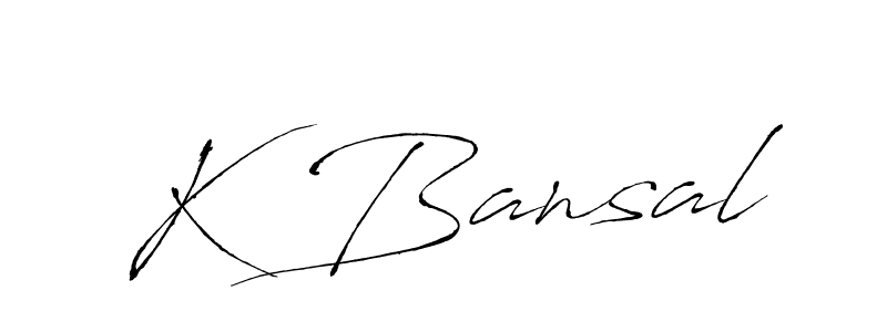 This is the best signature style for the K Bansal name. Also you like these signature font (Antro_Vectra). Mix name signature. K Bansal signature style 6 images and pictures png
