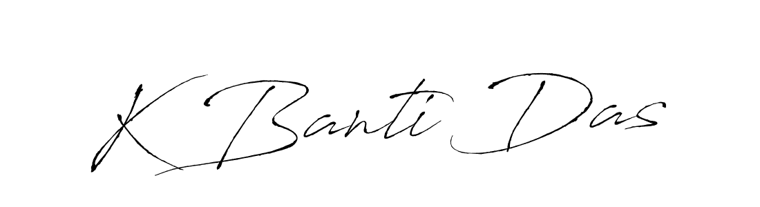 Similarly Antro_Vectra is the best handwritten signature design. Signature creator online .You can use it as an online autograph creator for name K Banti Das. K Banti Das signature style 6 images and pictures png