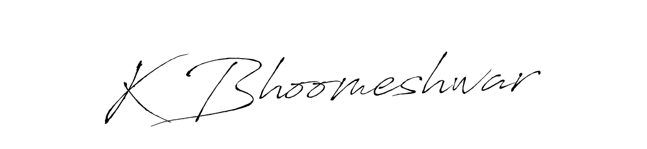 K Bhoomeshwar stylish signature style. Best Handwritten Sign (Antro_Vectra) for my name. Handwritten Signature Collection Ideas for my name K Bhoomeshwar. K Bhoomeshwar signature style 6 images and pictures png