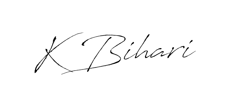 Once you've used our free online signature maker to create your best signature Antro_Vectra style, it's time to enjoy all of the benefits that K Bihari name signing documents. K Bihari signature style 6 images and pictures png