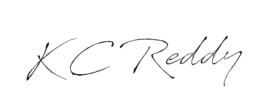 Design your own signature with our free online signature maker. With this signature software, you can create a handwritten (Antro_Vectra) signature for name K C Reddy. K C Reddy signature style 6 images and pictures png
