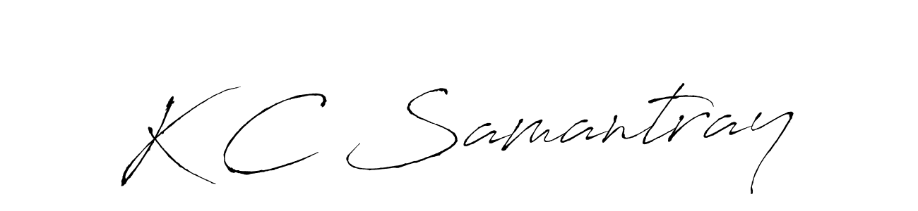 It looks lik you need a new signature style for name K C Samantray. Design unique handwritten (Antro_Vectra) signature with our free signature maker in just a few clicks. K C Samantray signature style 6 images and pictures png