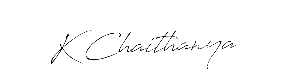 K Chaithanya stylish signature style. Best Handwritten Sign (Antro_Vectra) for my name. Handwritten Signature Collection Ideas for my name K Chaithanya. K Chaithanya signature style 6 images and pictures png