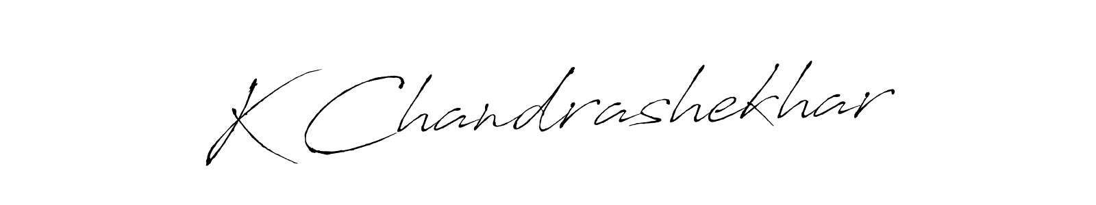Antro_Vectra is a professional signature style that is perfect for those who want to add a touch of class to their signature. It is also a great choice for those who want to make their signature more unique. Get K Chandrashekhar name to fancy signature for free. K Chandrashekhar signature style 6 images and pictures png