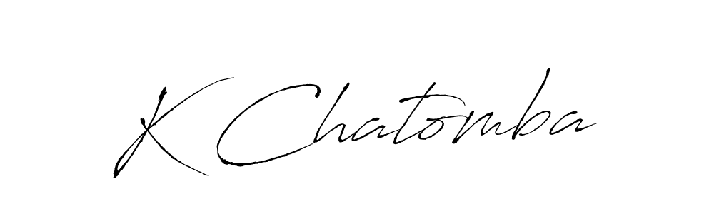 Similarly Antro_Vectra is the best handwritten signature design. Signature creator online .You can use it as an online autograph creator for name K Chatomba. K Chatomba signature style 6 images and pictures png