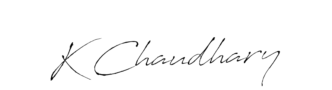 The best way (Antro_Vectra) to make a short signature is to pick only two or three words in your name. The name K Chaudhary include a total of six letters. For converting this name. K Chaudhary signature style 6 images and pictures png