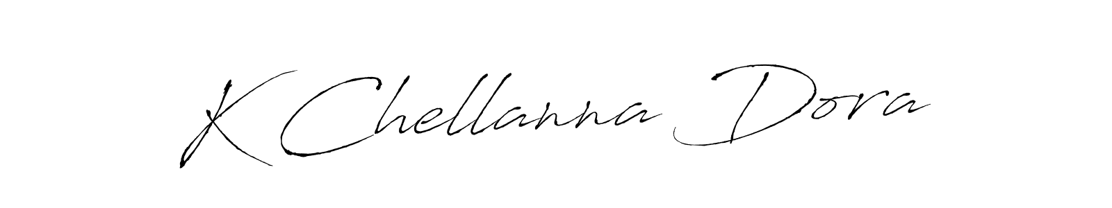 Design your own signature with our free online signature maker. With this signature software, you can create a handwritten (Antro_Vectra) signature for name K Chellanna Dora. K Chellanna Dora signature style 6 images and pictures png