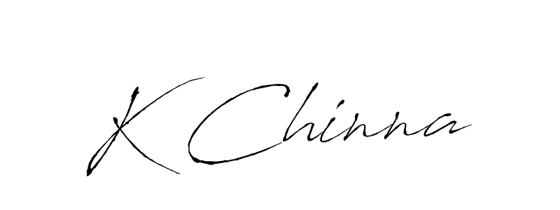 You should practise on your own different ways (Antro_Vectra) to write your name (K Chinna) in signature. don't let someone else do it for you. K Chinna signature style 6 images and pictures png