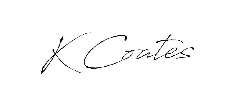 Best and Professional Signature Style for K Coates. Antro_Vectra Best Signature Style Collection. K Coates signature style 6 images and pictures png