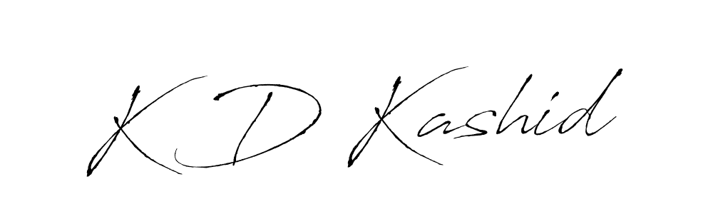 How to make K D Kashid signature? Antro_Vectra is a professional autograph style. Create handwritten signature for K D Kashid name. K D Kashid signature style 6 images and pictures png