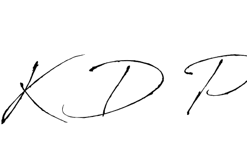 You should practise on your own different ways (Antro_Vectra) to write your name (K D P) in signature. don't let someone else do it for you. K D P signature style 6 images and pictures png