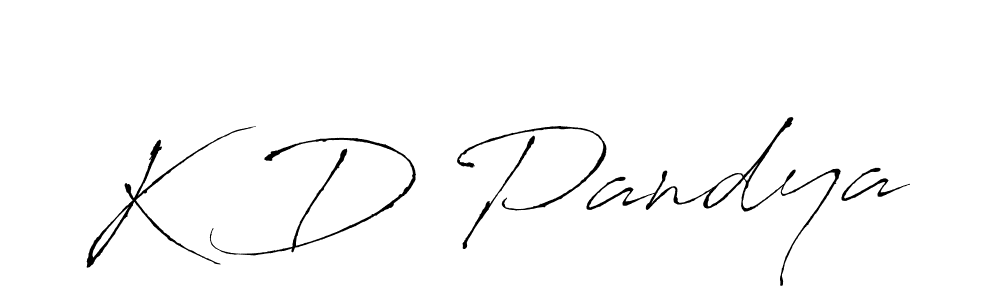 Make a beautiful signature design for name K D Pandya. Use this online signature maker to create a handwritten signature for free. K D Pandya signature style 6 images and pictures png