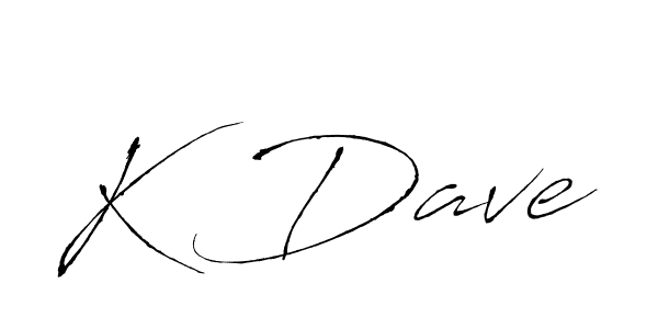 How to make K Dave name signature. Use Antro_Vectra style for creating short signs online. This is the latest handwritten sign. K Dave signature style 6 images and pictures png