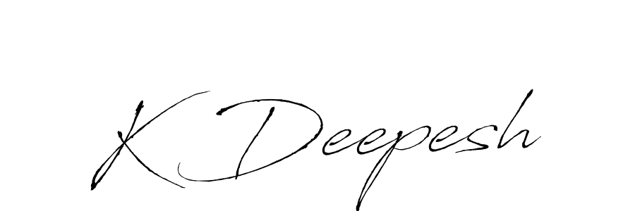 How to Draw K Deepesh signature style? Antro_Vectra is a latest design signature styles for name K Deepesh. K Deepesh signature style 6 images and pictures png