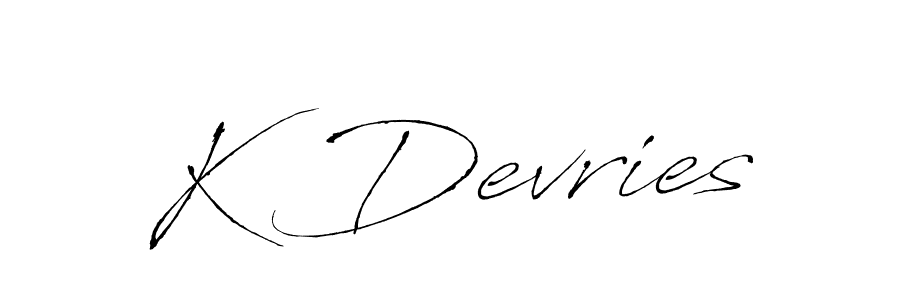 Here are the top 10 professional signature styles for the name K Devries. These are the best autograph styles you can use for your name. K Devries signature style 6 images and pictures png