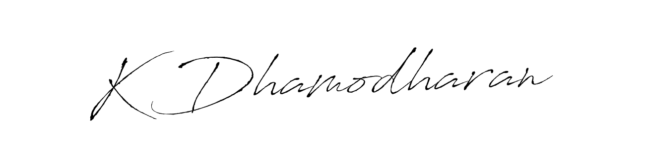 Use a signature maker to create a handwritten signature online. With this signature software, you can design (Antro_Vectra) your own signature for name K Dhamodharan. K Dhamodharan signature style 6 images and pictures png