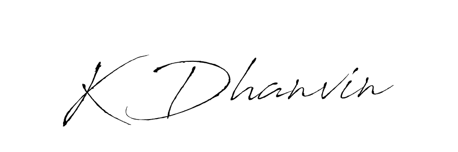 How to Draw K Dhanvin signature style? Antro_Vectra is a latest design signature styles for name K Dhanvin. K Dhanvin signature style 6 images and pictures png