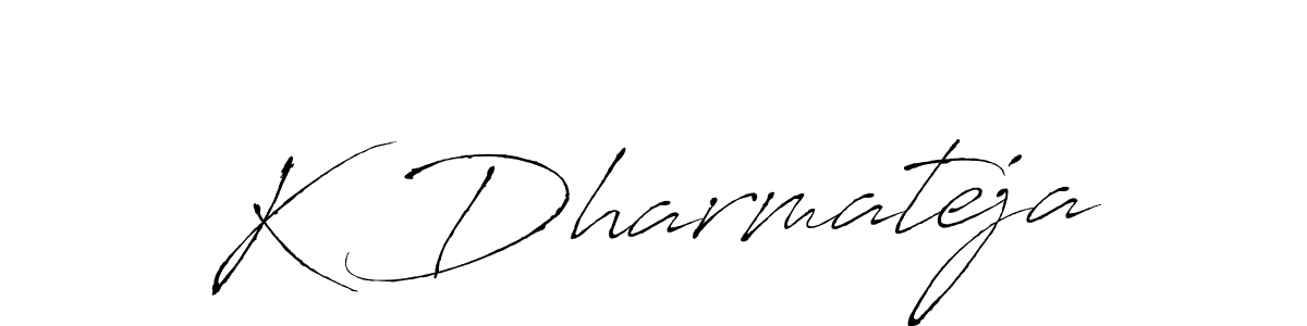 Make a beautiful signature design for name K Dharmateja. Use this online signature maker to create a handwritten signature for free. K Dharmateja signature style 6 images and pictures png