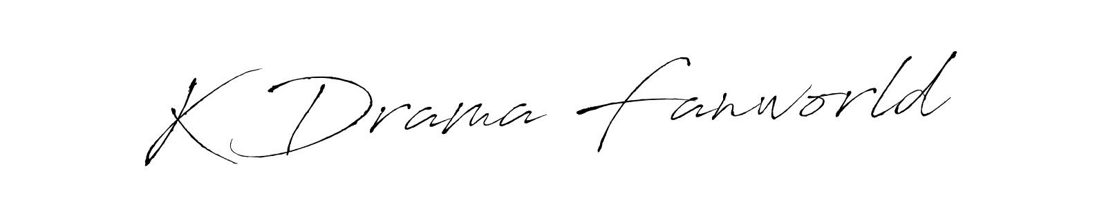 Also You can easily find your signature by using the search form. We will create K Drama Fanworld name handwritten signature images for you free of cost using Antro_Vectra sign style. K Drama Fanworld signature style 6 images and pictures png