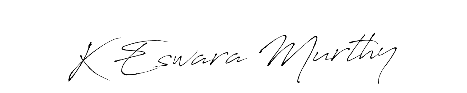 Use a signature maker to create a handwritten signature online. With this signature software, you can design (Antro_Vectra) your own signature for name K Eswara Murthy. K Eswara Murthy signature style 6 images and pictures png