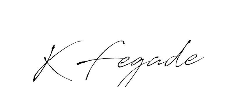 Also You can easily find your signature by using the search form. We will create K Fegade name handwritten signature images for you free of cost using Antro_Vectra sign style. K Fegade signature style 6 images and pictures png