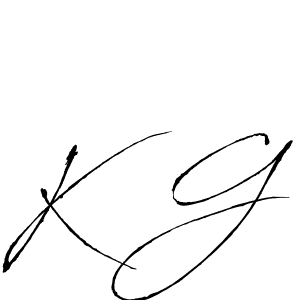 Best and Professional Signature Style for K G. Antro_Vectra Best Signature Style Collection. K G signature style 6 images and pictures png