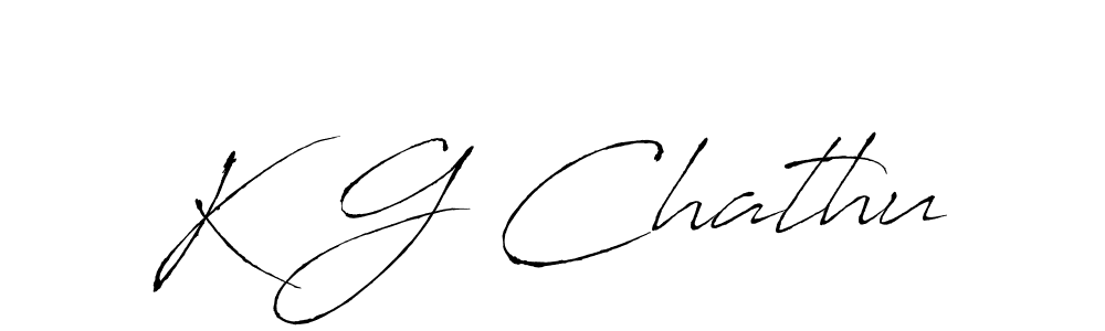 if you are searching for the best signature style for your name K G Chathu. so please give up your signature search. here we have designed multiple signature styles  using Antro_Vectra. K G Chathu signature style 6 images and pictures png