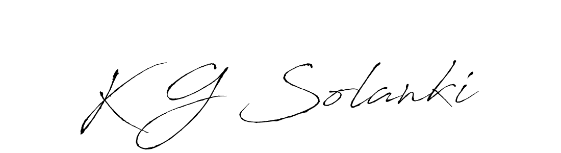 Also we have K G Solanki name is the best signature style. Create professional handwritten signature collection using Antro_Vectra autograph style. K G Solanki signature style 6 images and pictures png