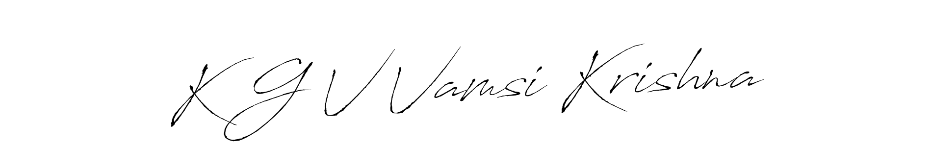 How to Draw K G V Vamsi Krishna signature style? Antro_Vectra is a latest design signature styles for name K G V Vamsi Krishna. K G V Vamsi Krishna signature style 6 images and pictures png