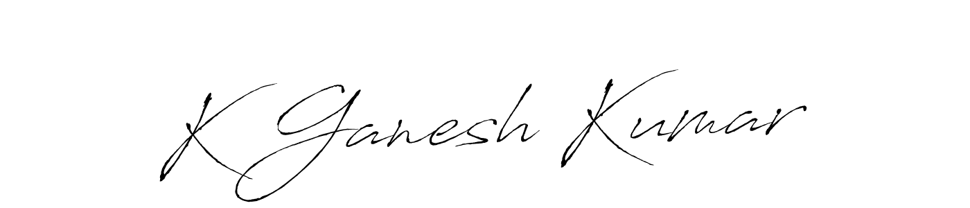 It looks lik you need a new signature style for name K Ganesh Kumar. Design unique handwritten (Antro_Vectra) signature with our free signature maker in just a few clicks. K Ganesh Kumar signature style 6 images and pictures png