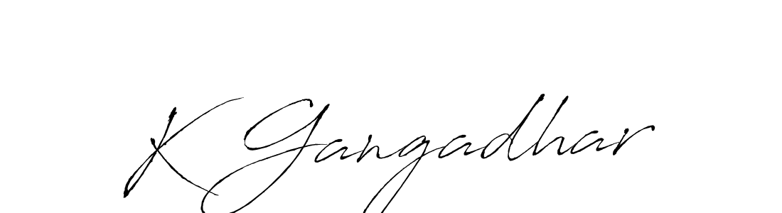 Once you've used our free online signature maker to create your best signature Antro_Vectra style, it's time to enjoy all of the benefits that K Gangadhar name signing documents. K Gangadhar signature style 6 images and pictures png