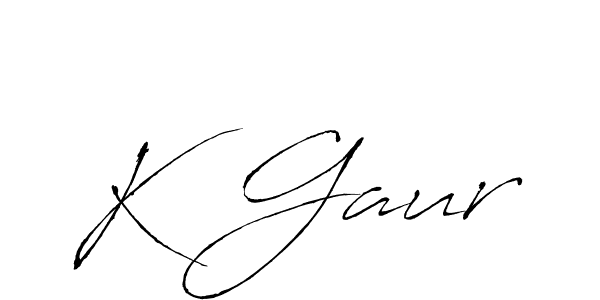 Best and Professional Signature Style for K Gaur. Antro_Vectra Best Signature Style Collection. K Gaur signature style 6 images and pictures png