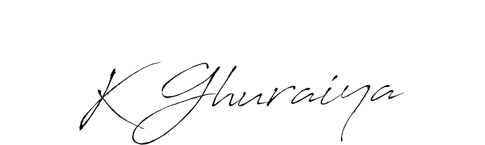 You should practise on your own different ways (Antro_Vectra) to write your name (K Ghuraiya) in signature. don't let someone else do it for you. K Ghuraiya signature style 6 images and pictures png