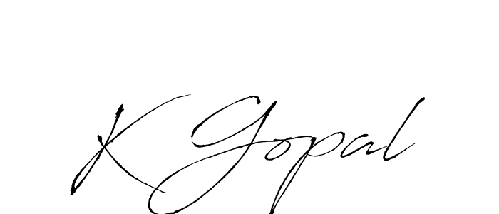 Also You can easily find your signature by using the search form. We will create K Gopal name handwritten signature images for you free of cost using Antro_Vectra sign style. K Gopal signature style 6 images and pictures png