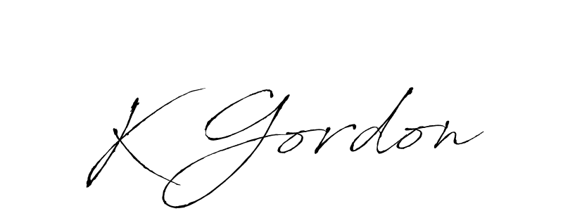if you are searching for the best signature style for your name K Gordon. so please give up your signature search. here we have designed multiple signature styles  using Antro_Vectra. K Gordon signature style 6 images and pictures png