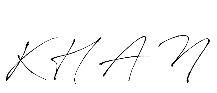 Also we have K H A N name is the best signature style. Create professional handwritten signature collection using Antro_Vectra autograph style. K H A N signature style 6 images and pictures png