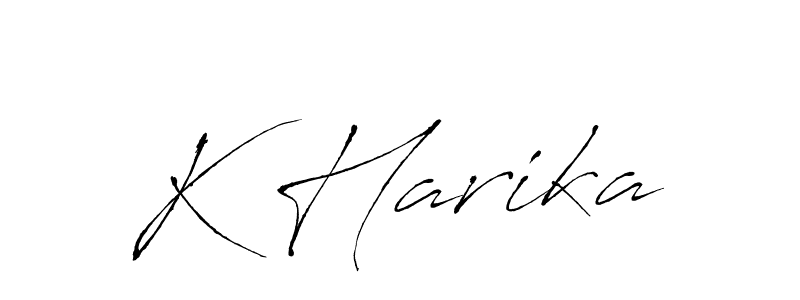 How to Draw K Harika signature style? Antro_Vectra is a latest design signature styles for name K Harika. K Harika signature style 6 images and pictures png