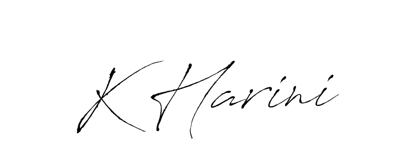 Make a beautiful signature design for name K Harini. Use this online signature maker to create a handwritten signature for free. K Harini signature style 6 images and pictures png