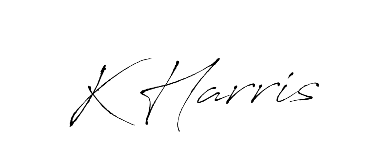 How to Draw K Harris signature style? Antro_Vectra is a latest design signature styles for name K Harris. K Harris signature style 6 images and pictures png