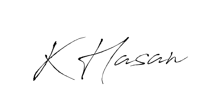 You can use this online signature creator to create a handwritten signature for the name K Hasan. This is the best online autograph maker. K Hasan signature style 6 images and pictures png