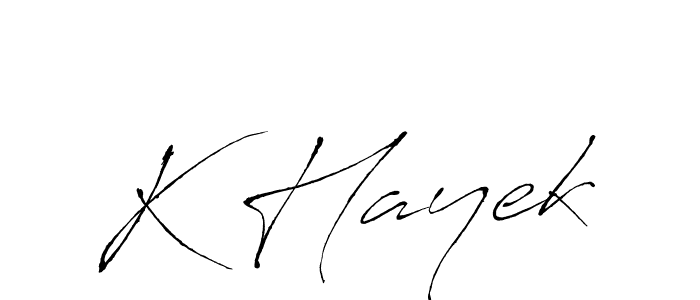 Here are the top 10 professional signature styles for the name K Hayek. These are the best autograph styles you can use for your name. K Hayek signature style 6 images and pictures png