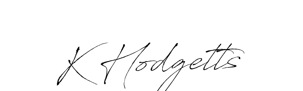 Antro_Vectra is a professional signature style that is perfect for those who want to add a touch of class to their signature. It is also a great choice for those who want to make their signature more unique. Get K Hodgetts name to fancy signature for free. K Hodgetts signature style 6 images and pictures png