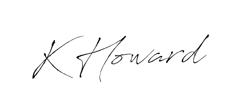 Best and Professional Signature Style for K Howard. Antro_Vectra Best Signature Style Collection. K Howard signature style 6 images and pictures png