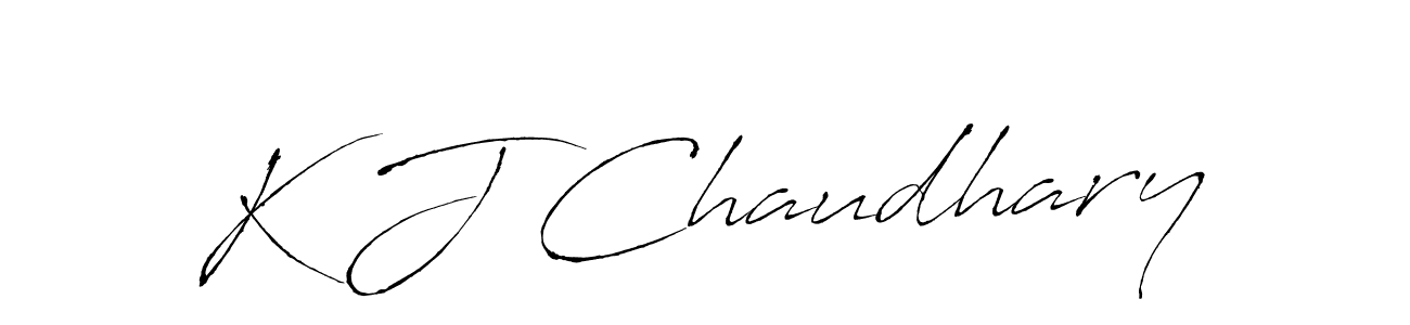 Use a signature maker to create a handwritten signature online. With this signature software, you can design (Antro_Vectra) your own signature for name K J Chaudhary. K J Chaudhary signature style 6 images and pictures png