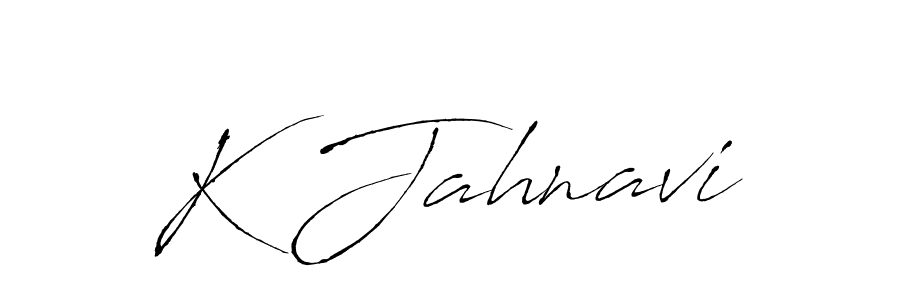 Antro_Vectra is a professional signature style that is perfect for those who want to add a touch of class to their signature. It is also a great choice for those who want to make their signature more unique. Get K Jahnavi name to fancy signature for free. K Jahnavi signature style 6 images and pictures png