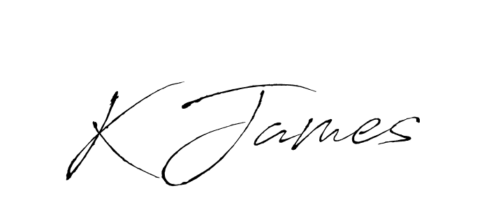 Also we have K James name is the best signature style. Create professional handwritten signature collection using Antro_Vectra autograph style. K James signature style 6 images and pictures png