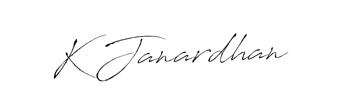 Use a signature maker to create a handwritten signature online. With this signature software, you can design (Antro_Vectra) your own signature for name K Janardhan. K Janardhan signature style 6 images and pictures png