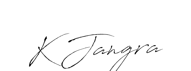 Once you've used our free online signature maker to create your best signature Antro_Vectra style, it's time to enjoy all of the benefits that K Jangra name signing documents. K Jangra signature style 6 images and pictures png