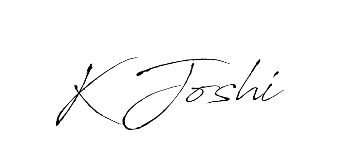 You should practise on your own different ways (Antro_Vectra) to write your name (K Joshi) in signature. don't let someone else do it for you. K Joshi signature style 6 images and pictures png