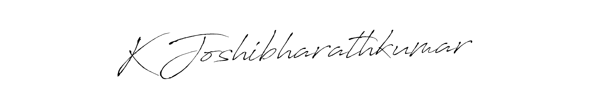 Create a beautiful signature design for name K Joshibharathkumar. With this signature (Antro_Vectra) fonts, you can make a handwritten signature for free. K Joshibharathkumar signature style 6 images and pictures png